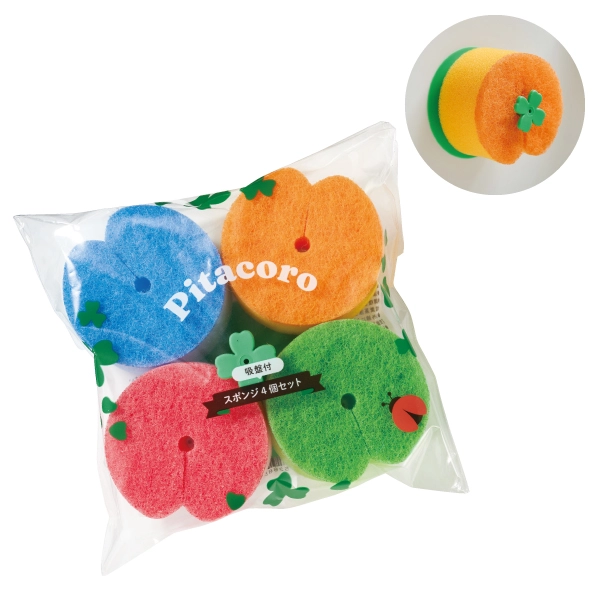 ピタころ
吸盤付スポンジ4個セット