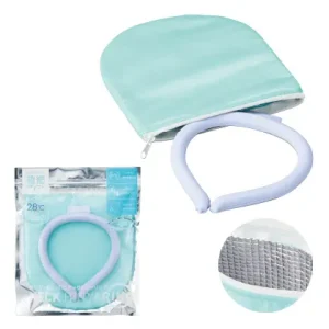 36882保冷ポーチ付極細ネックヒンヤリング