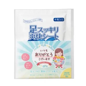 37048 ｢ありがとう｣足スッキリ爽快シート4枚入